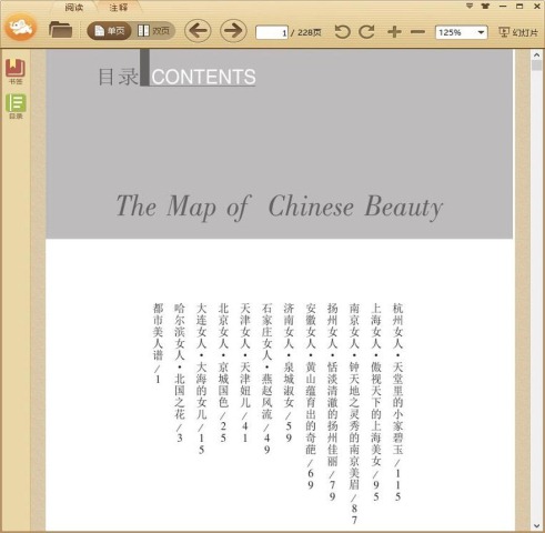 中国“美女”地图