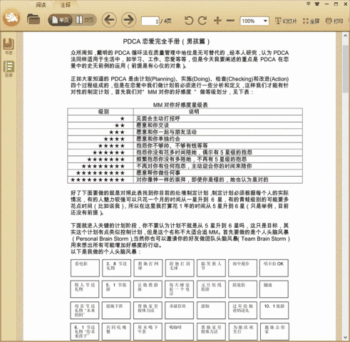 PDCA恋爱完全手册(男孩篇)