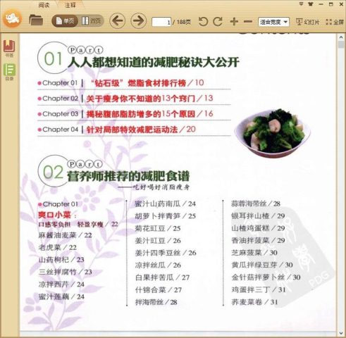 30天特效减肥食谱